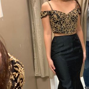 2 Piece Prom Dress , Mermaid Style